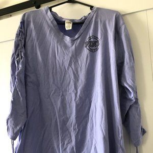 PINK Victoria's Secret Crisscross Long Sleeve Top